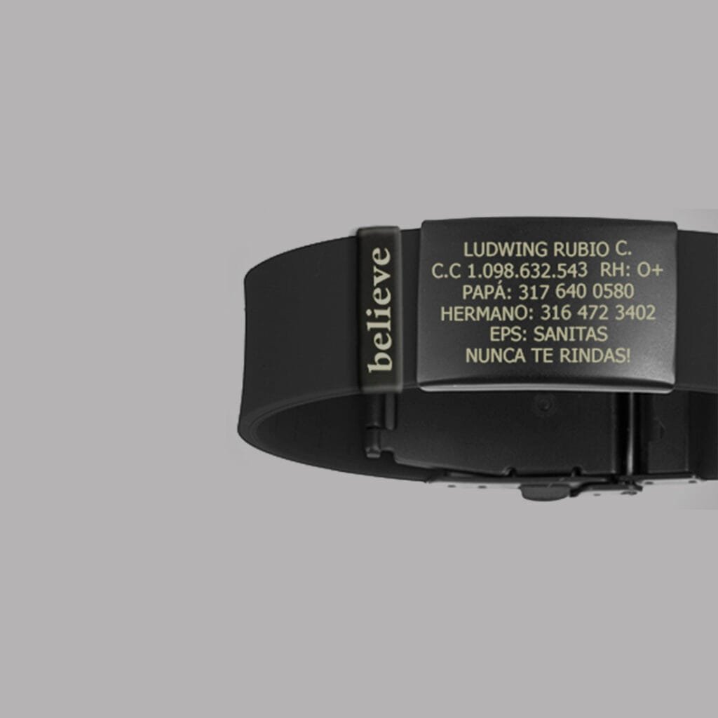 Mini Tag en Acero Inoxidable para Elite y Special 18MM - Believe