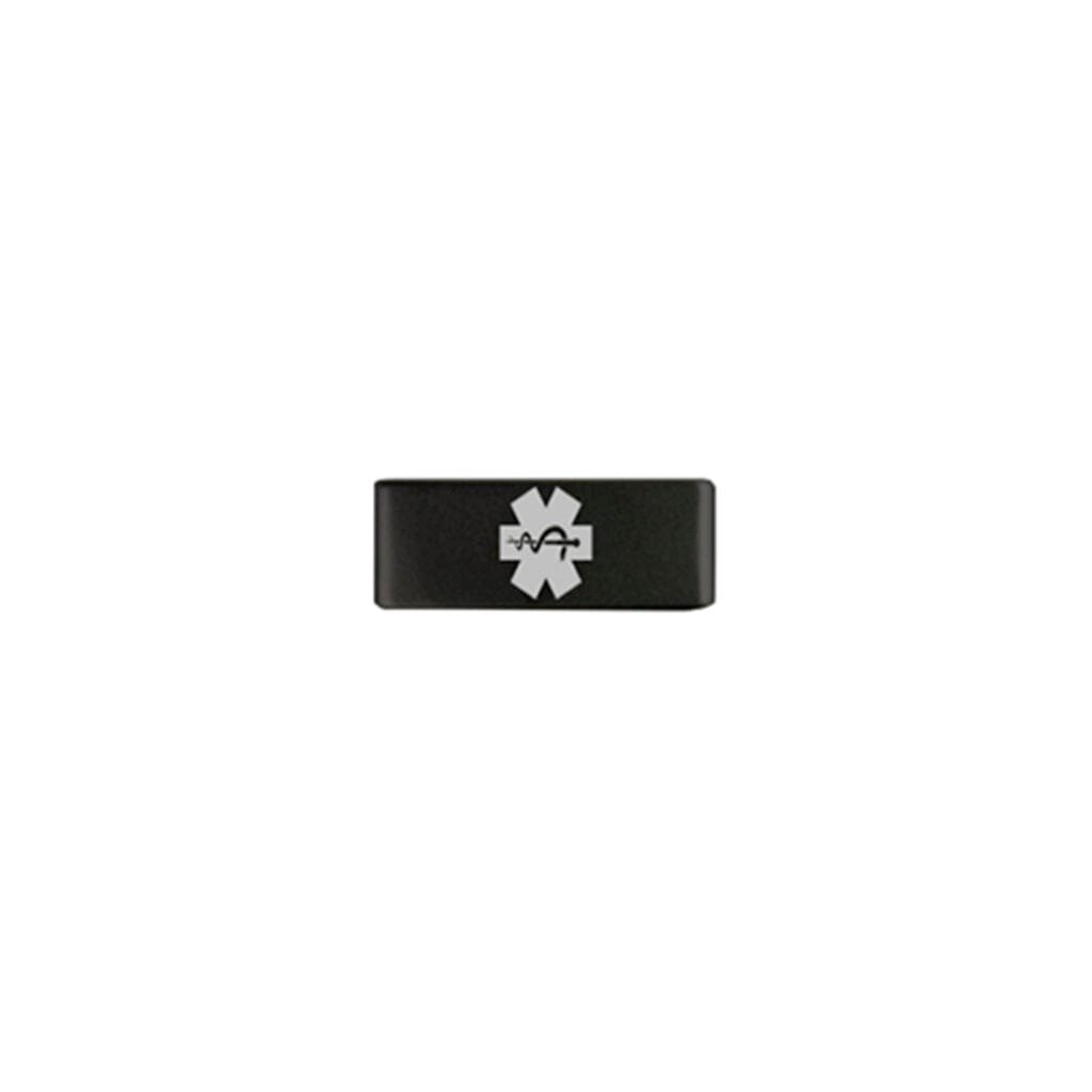 Mini Tag en Acero Inoxidable para Elite Slim 13MM - Salud