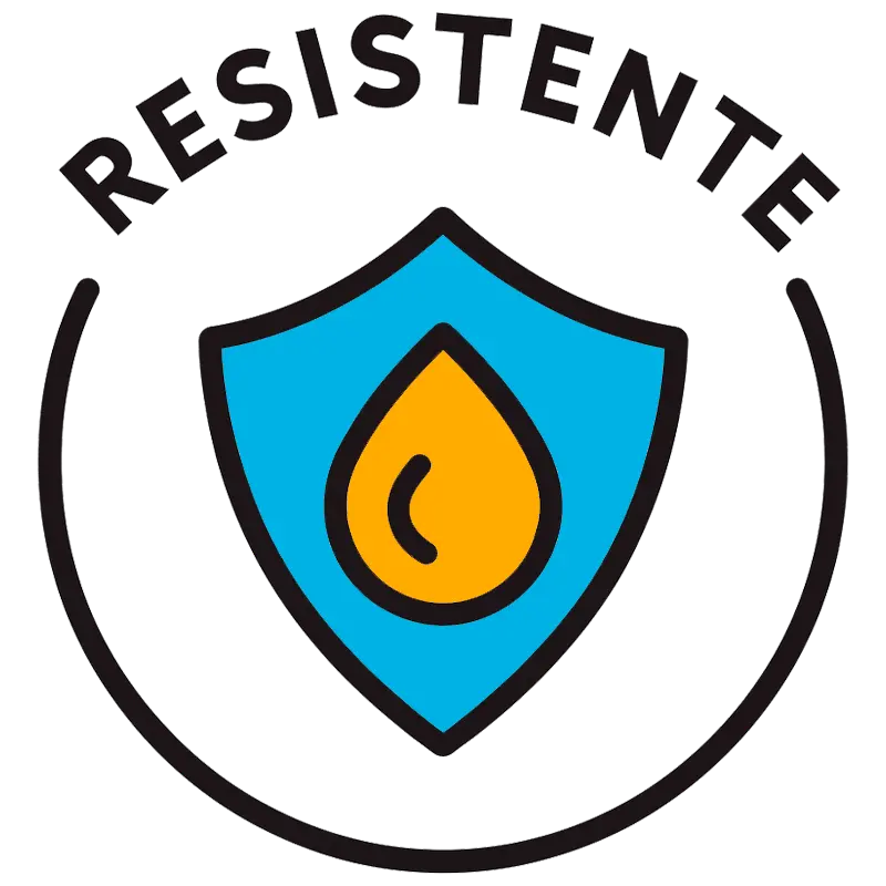 Resistente al agua y uso diario